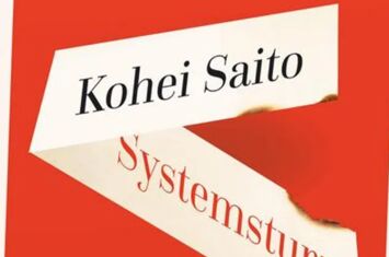 Buchcover mit Aufschrift: Kohei Saito | Systemsturz - Der Sieg der Natur über den Kapitalismus