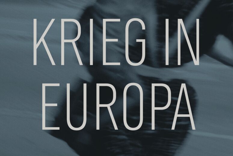 Cover von »Krieg in Europa« mit dunkelm Hintergrund