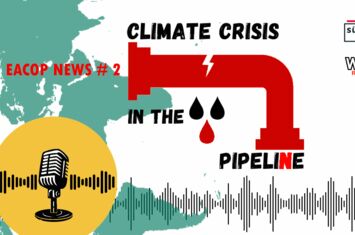 Sharepic mit Logo der Klimakrise in der Pipeline