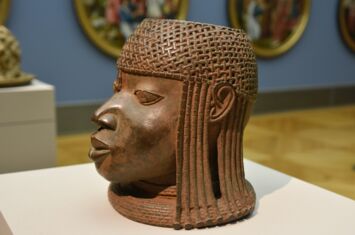 Bronzekopf aus Benin, 16. Jahrhundert.